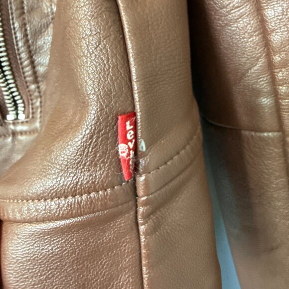 Levi’s Moto Faux Leather Jacket - Size S - Picture 4 of 4